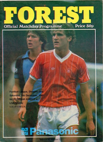 Match programme